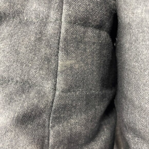 SOIA & KYO Down Super Warm Fur Hood Mid-lenght Grey Winter Coat sz Small - Picture 6 of 12